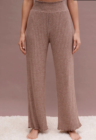 DAWN SMOCKED RIB PANT