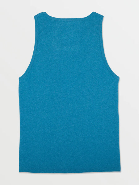 SOLID HEATHER TANK - STORMY BLUE