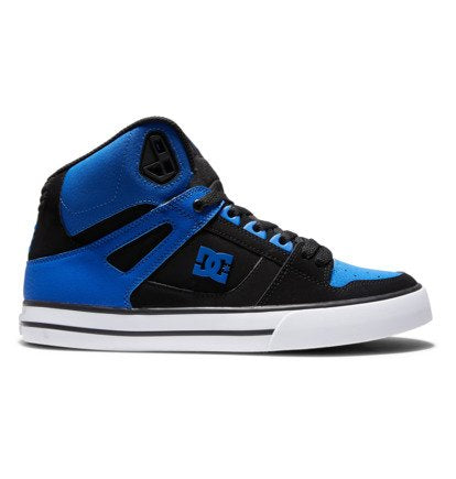 PURE HIGH-TOP SHOES- Black/Royal