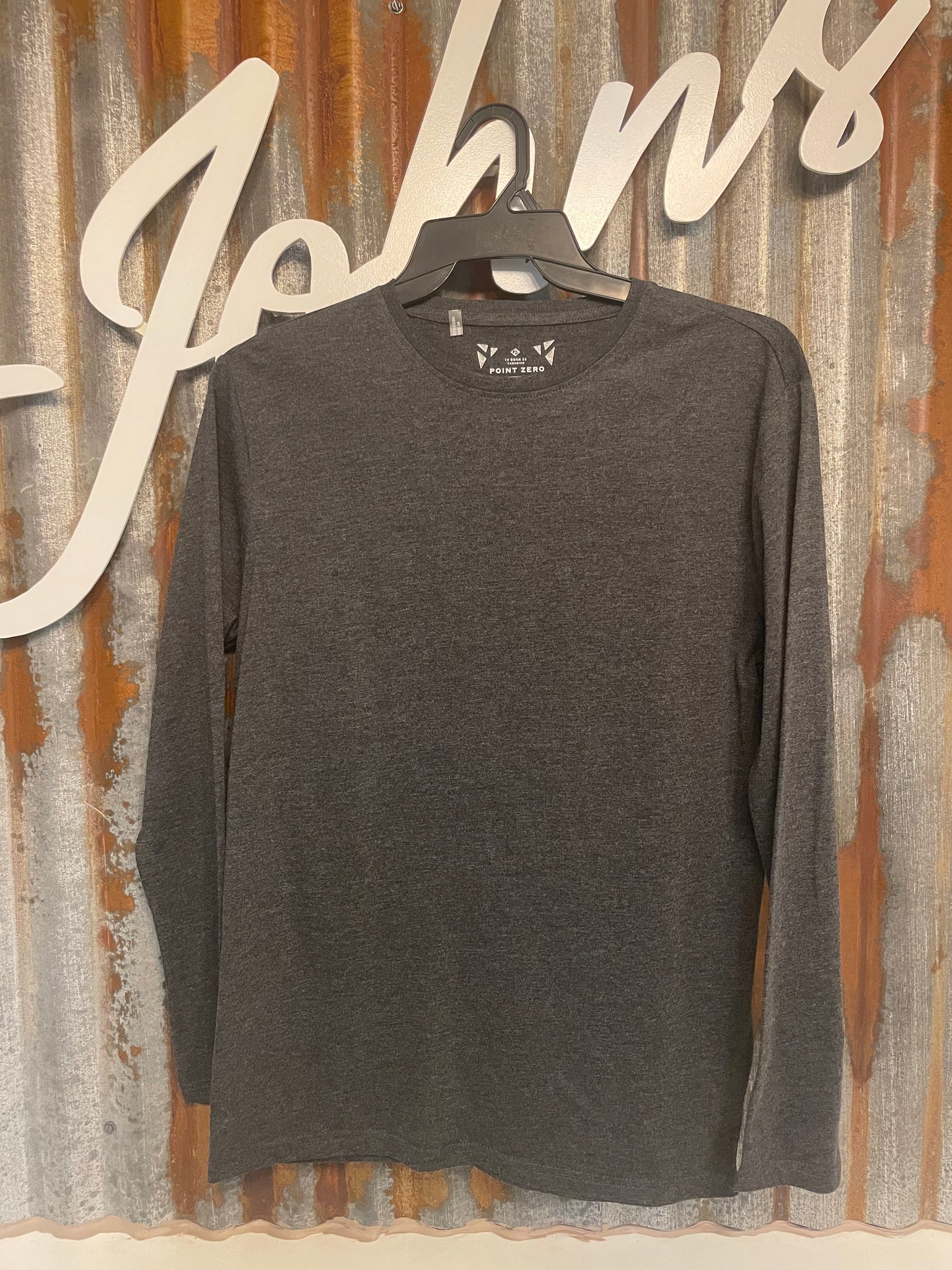 Bestie Basic Longsleeve- Charcoal Mix