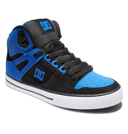 PURE HIGH-TOP SHOES- Black/Royal