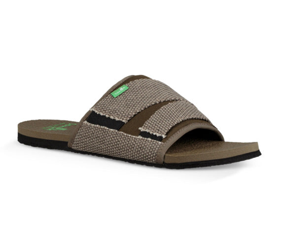 Beer Cozy 2 Slides - deep olive