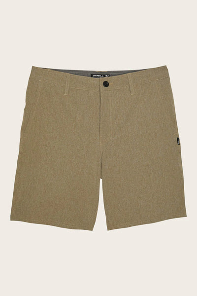 LOADED HEATHER 19'' HYBRID SHORTS- Khaki