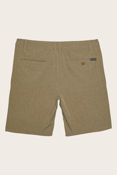 LOADED HEATHER 19'' HYBRID SHORTS- Khaki